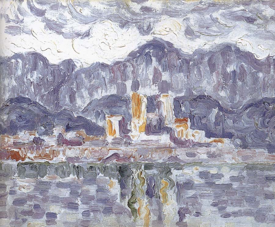 Paul Signac Study of cloudy sky